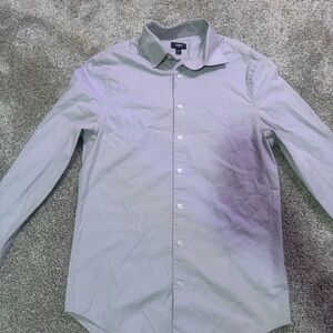 Men's Light Gray Dress Shirt